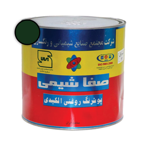 رنگ روغنی سبز سیر براق ربی صفاشیمی