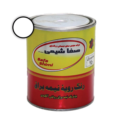 رنگ روغنی سفید نیمه براق ربی صفاشیمی